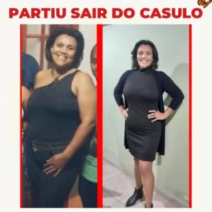 Corajosa  antes e depois